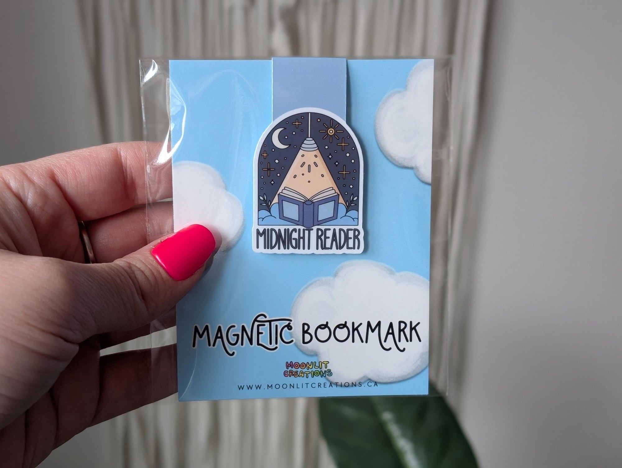 Midnight Reader Magnetic Bookmark