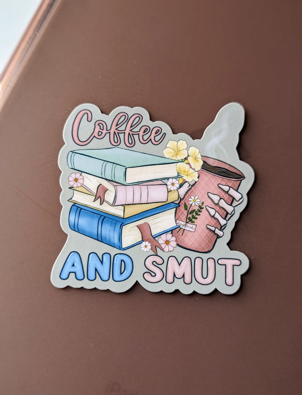 coffee book stickers for kindle, smut reader gifts for women, coffee lover stickers for tumblers, book gifts for book lovers, booktok merch