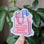 Book lover stickers for women, bookish stickers for kindle, book gifts for book lovers, smut reader stickers for water bottle, booktok merch