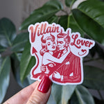 Villain Lover Vinyl Sticker - Gothic Romance Bookish Gift