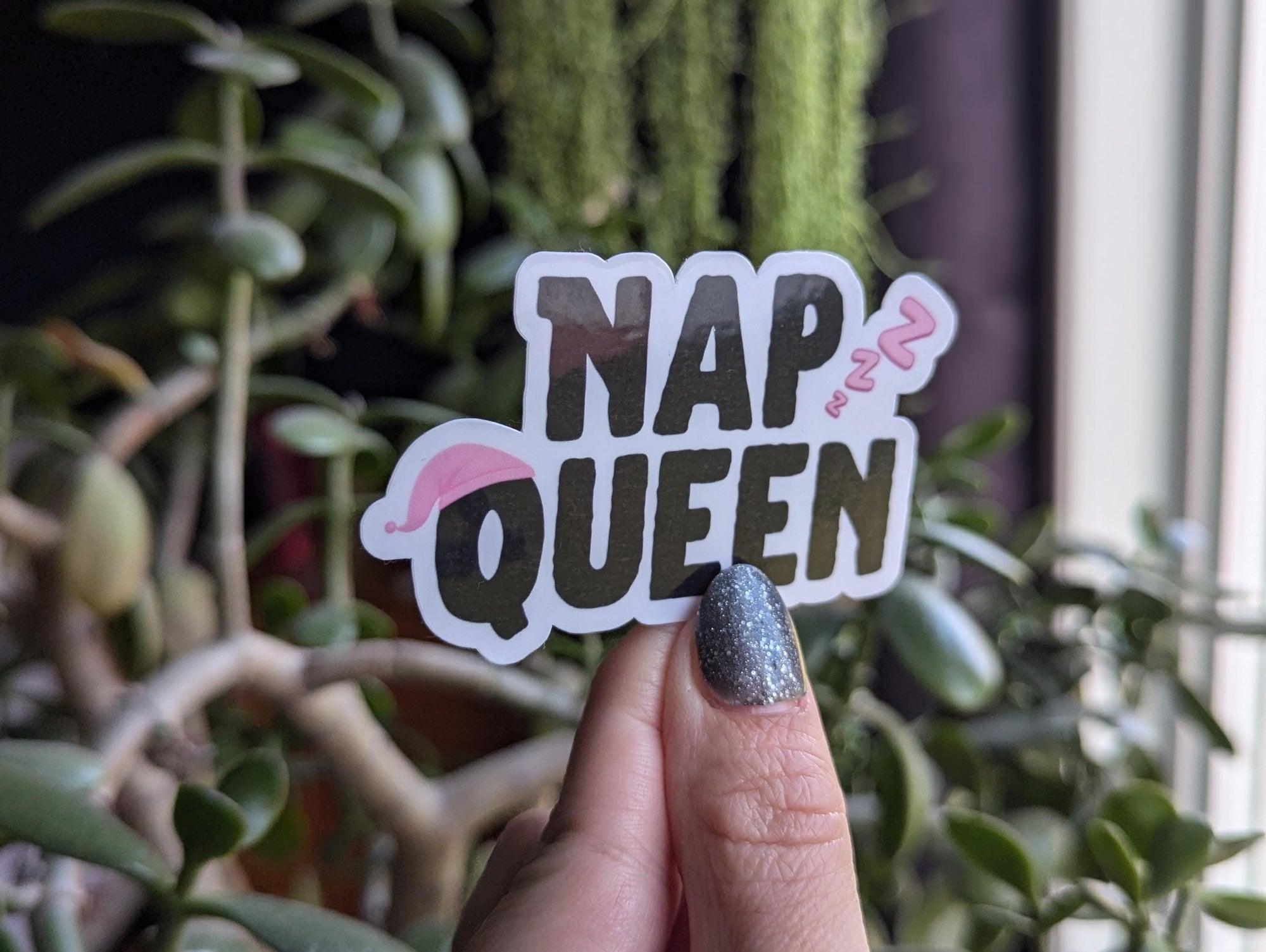 Nap Queen Vinyl Sticker