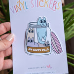 My Happy Pills Vinyl Sticker