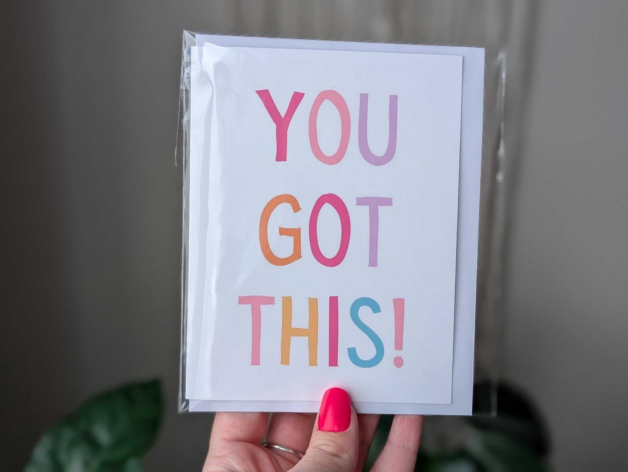 You Got This Card, Encouragement Greeting Card, Motivational Card, Support Card, Mental Health Card, Positive Thinking, Uplifting Card