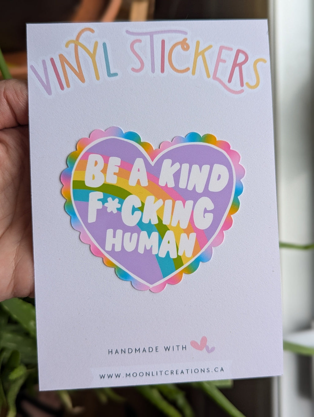 Be a kind f*cking human, be kind stickers for kindle, motivational quotes stickers, rainbow gifts for women, book gift for book lovers, cute
