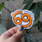 Cancer sticker for kindle, astrology stickers for water bottle, zodiac sign sticker, horoscope, witchy gifts for her, metaphysical gifts