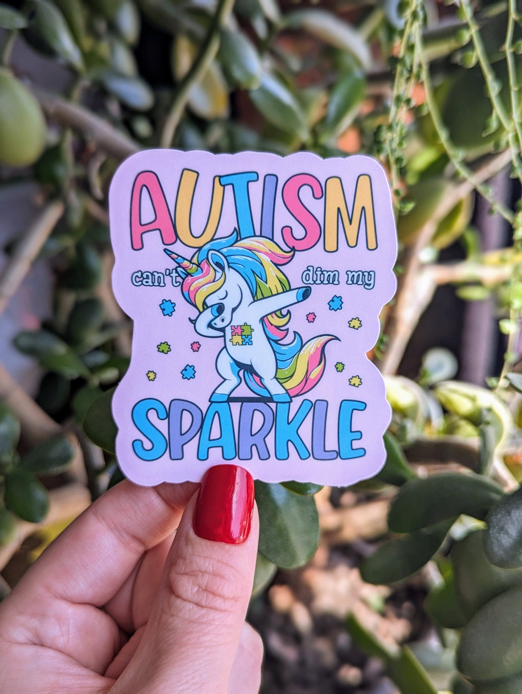 Autism unicorn, neurodivergent stickers for teens inspirational, motivational gifts for students, cute stickers for the classroom, kids gift