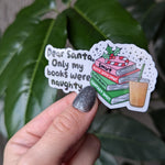 Dear Santa, smut sticker for Christmas, bookish stickers, book gifts for book lovers, funny stickers for kindle, booktok merch, reader gift
