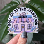 Meet me at the bookstore, bookish merch for readers, library stickers for Kindle, book gifts for book lovers, tumbler accessories, book club