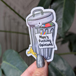 Men's fucking opinions, feminist stickers for women, equality stickers for tumblers, equal rights stickers for laptop, gift for strong woman