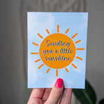 Sending You Sunshine Card, Uplifting Greeting Card, Cheer Up Card, Thinking of You Greeting Card, Send a Smile, Just Because Greeting Card