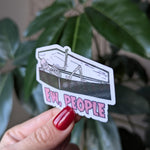 Ew People Introvert Vinyl Sticker