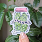 book fund stickers for kindle, bookish stickers for water bottle, book gifts for book lovers, smut reader gifts for women, book club sticker