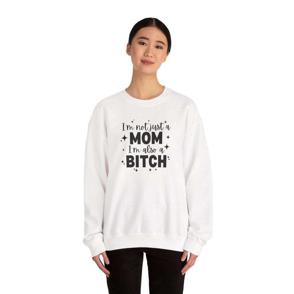 Funny Mom Sweatshirt - Comfortable Gift for Mothers, Unique Crewneck for Moms, Holiday Apparel, Funny Sweatshirt