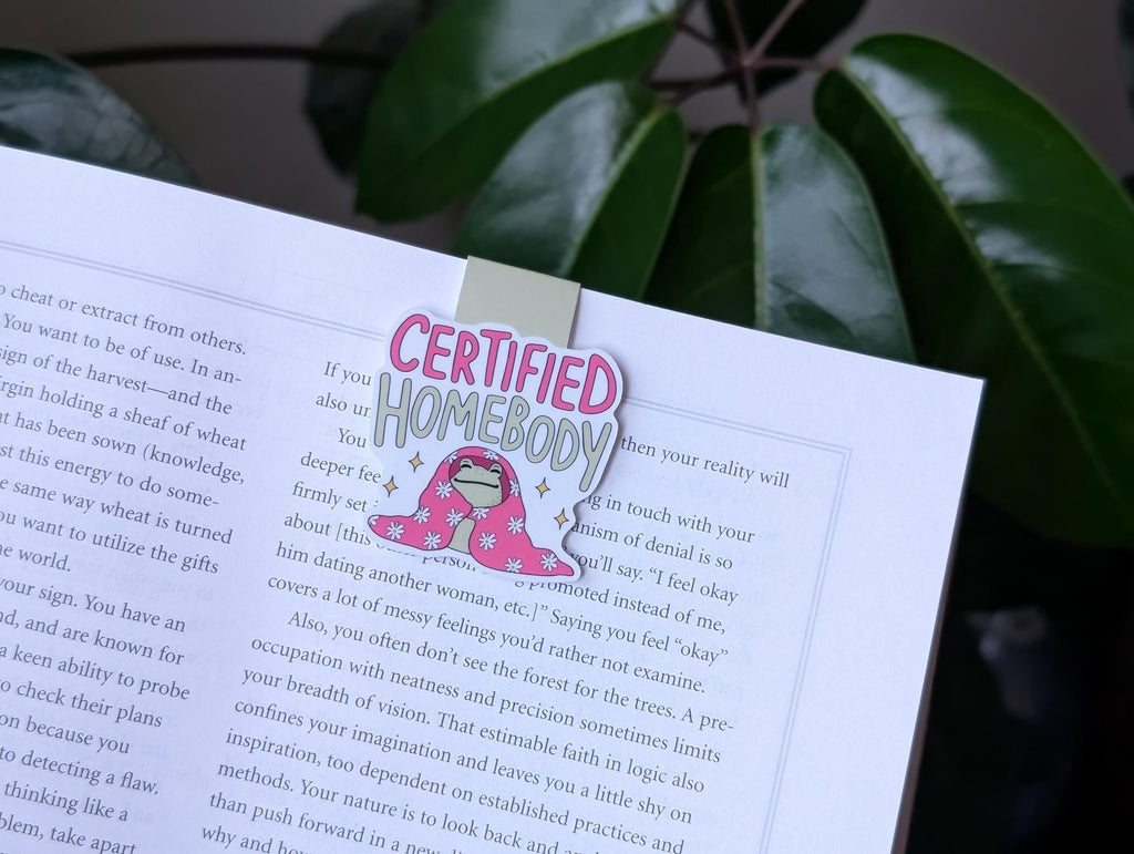 Certified Homebody Magnetic Bookmark