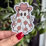 Ghost stickers for water bottle, spooky stickers for Halloween, fall themed gifts for students, Halloween gift for best friend, fall sticker