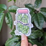 book fund stickers for kindle, bookish stickers for water bottle, book gifts for book lovers, smut reader gifts for women, book club sticker