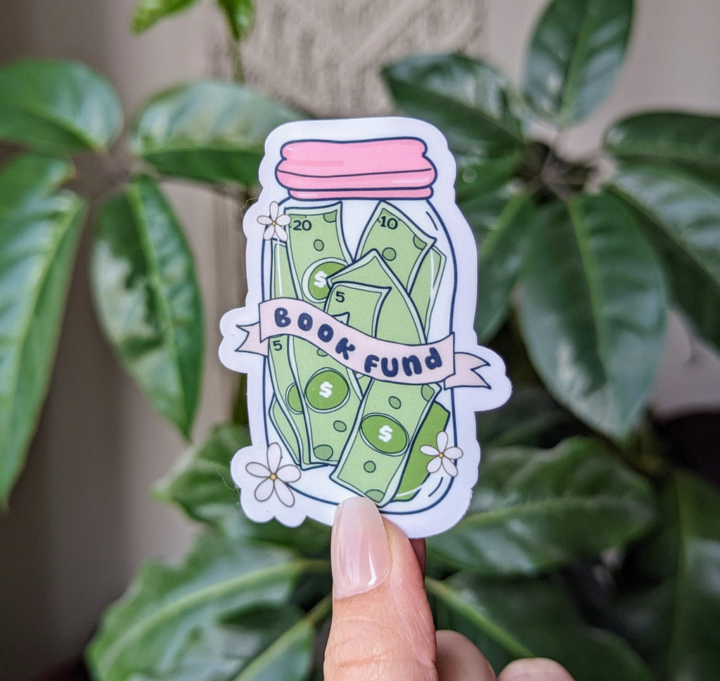 book fund stickers for kindle, bookish stickers for water bottle, book gifts for book lovers, smut reader gifts for women, book club sticker
