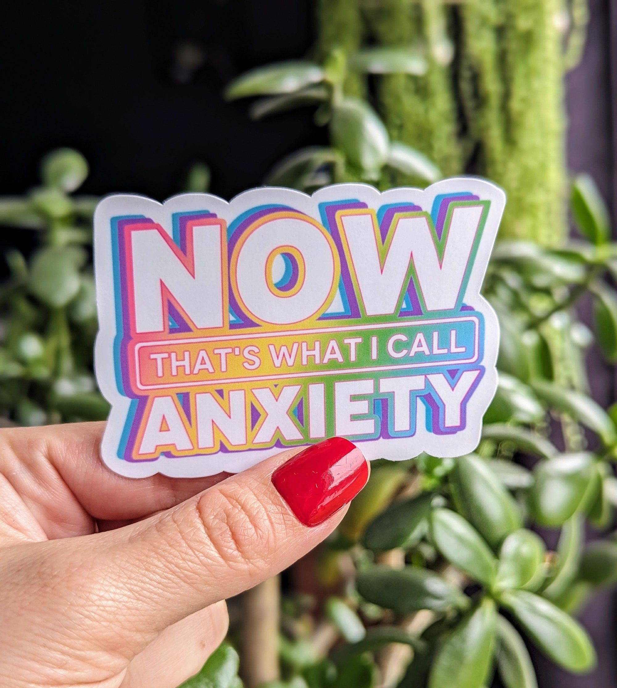 Now that's what I call anxiety sticker, anxious girly stickers for water bottle, nostalgia gifts for best friend, 90s stickers for kindle