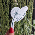 Blow me sticker, adult stickers for boyfriend, dirty sticker for hard hats, spicy stickers for hydroflask funny, fantasy gift for him, smut