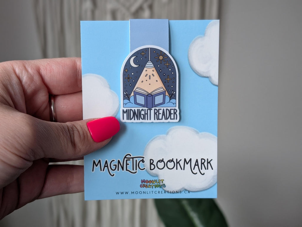 Midnight Reader Magnetic Bookmark