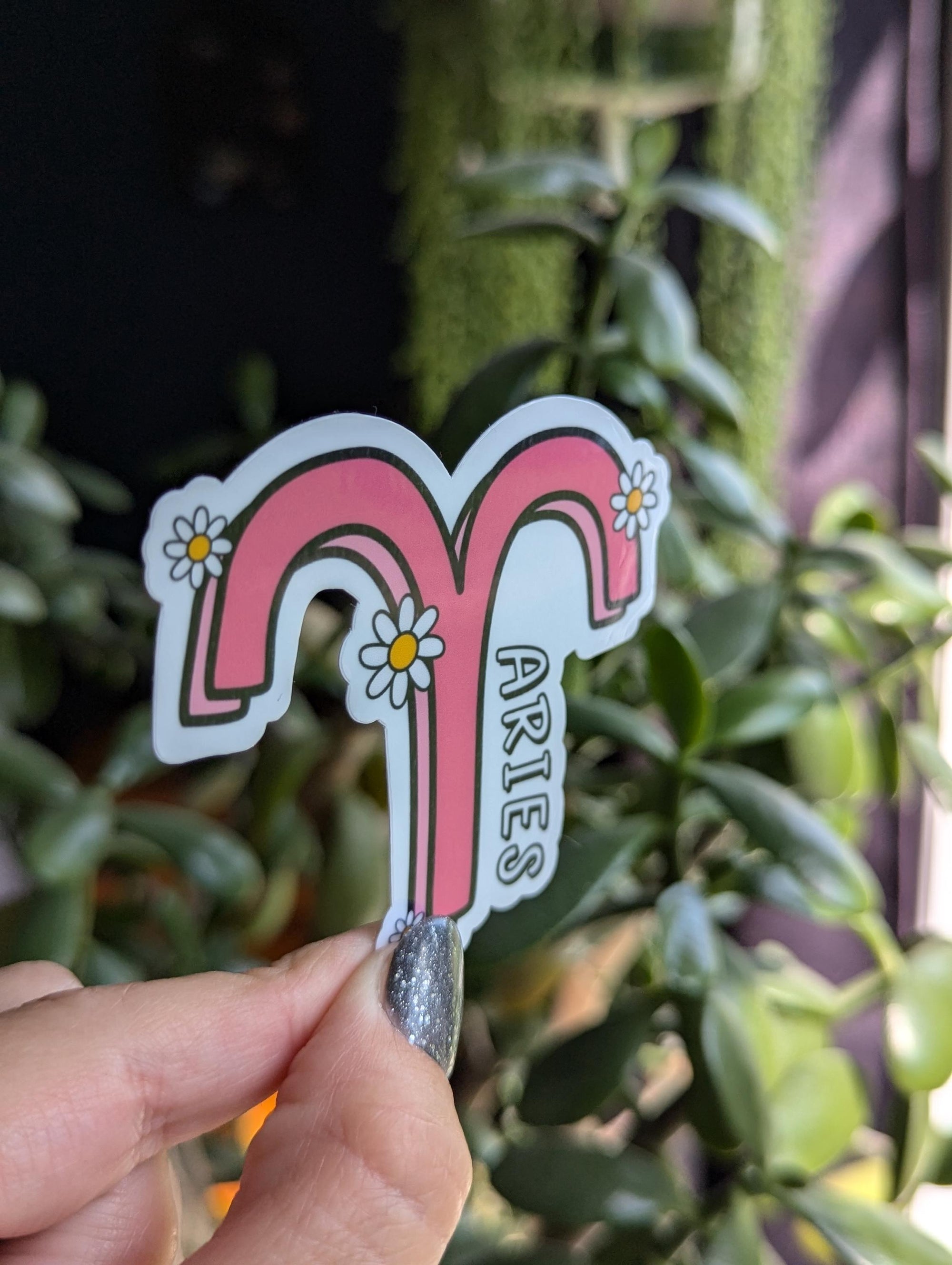 Aries sticker for kindle, astrology stickers for water bottle, zodiac sign sticker, horoscope, witchy gifts for her, metaphysical gifts