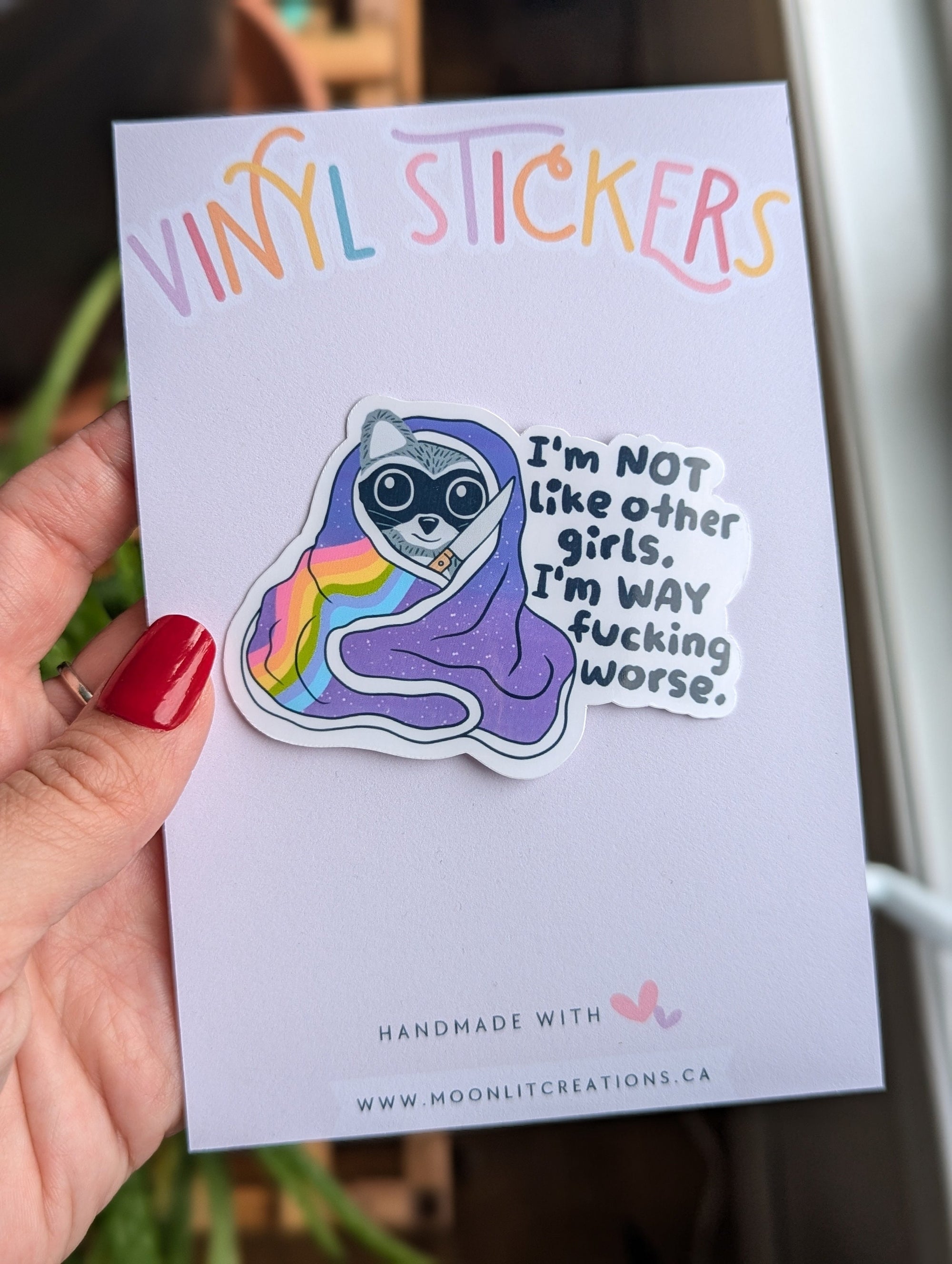 I'm Not Like Other Girls I'm Way Fucking Worse Vinyl Sticker