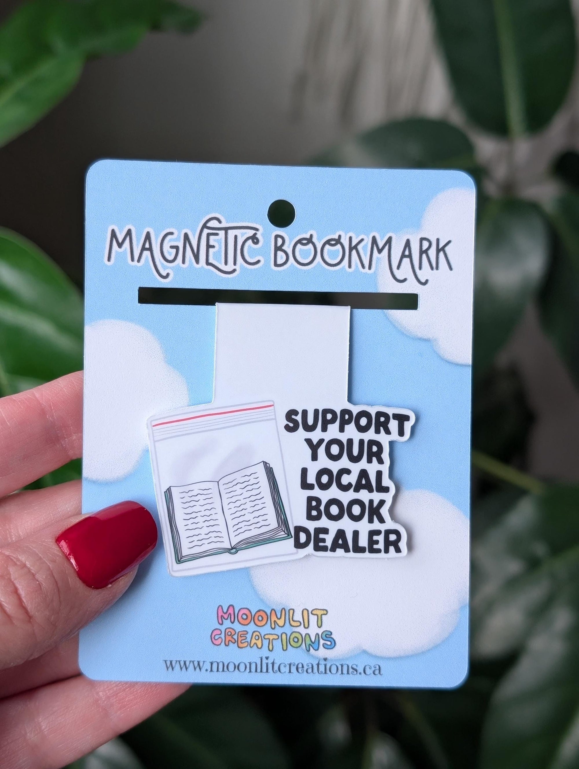Support Your Local Book Dealer Magnetic Bookmark