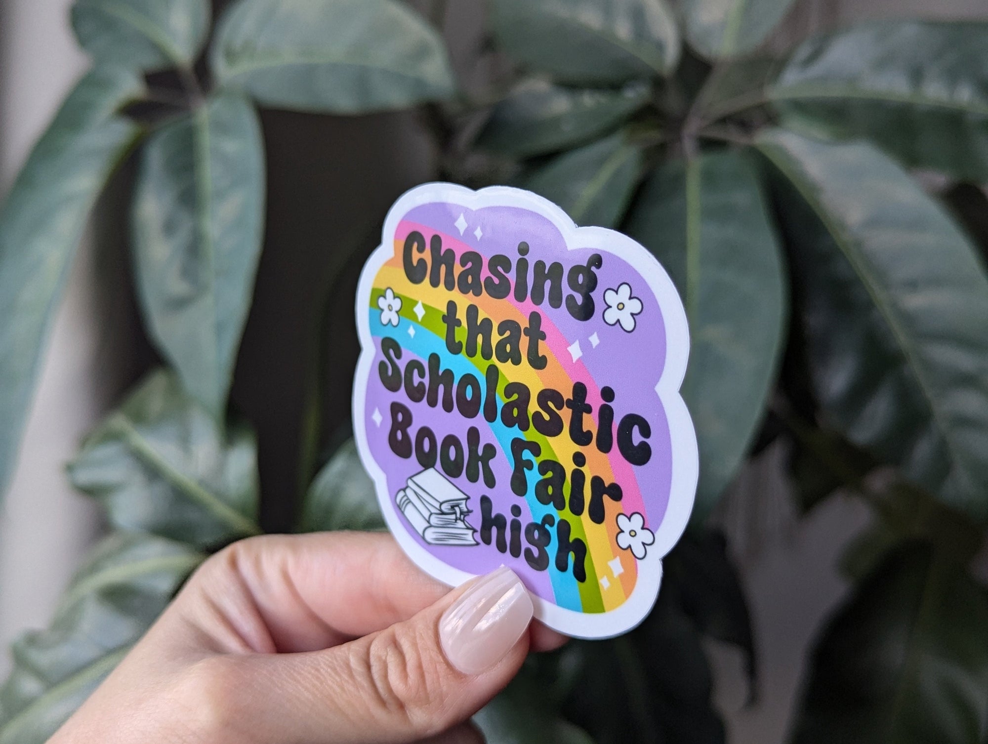 Chasing that scholastic book fair high, nostalgia stickers for Kindle, book gifts for book lovers, 90s birthday gift, bookish stickers for