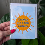 Sending You Sunshine Card, Uplifting Greeting Card, Cheer Up Card, Thinking of You Greeting Card, Send a Smile, Just Because Greeting Card