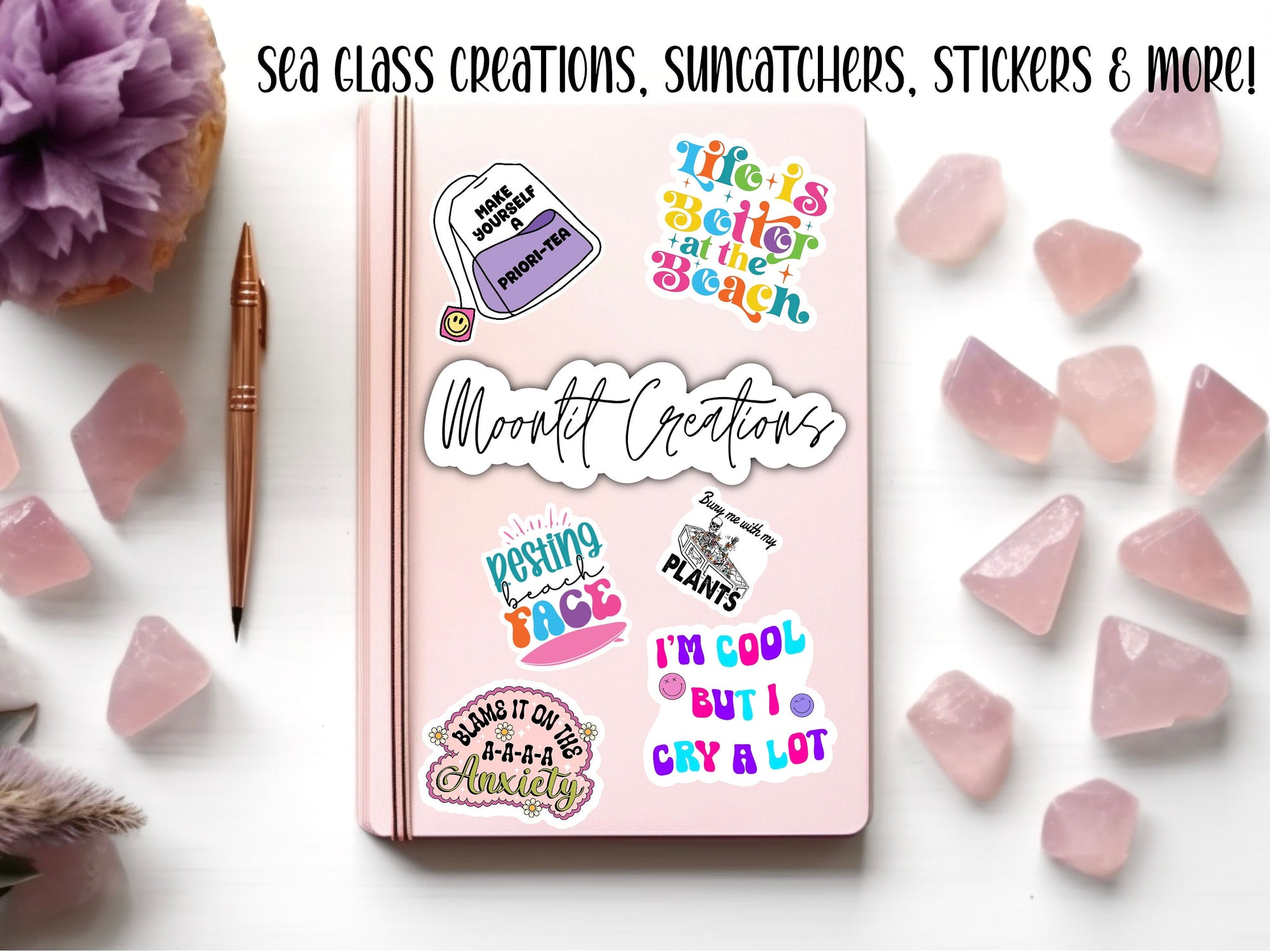 Not in the mood, self care stickers for hydroflask mental health, moody stickers for girlfriend, pms stickers for kindle, cute gift for