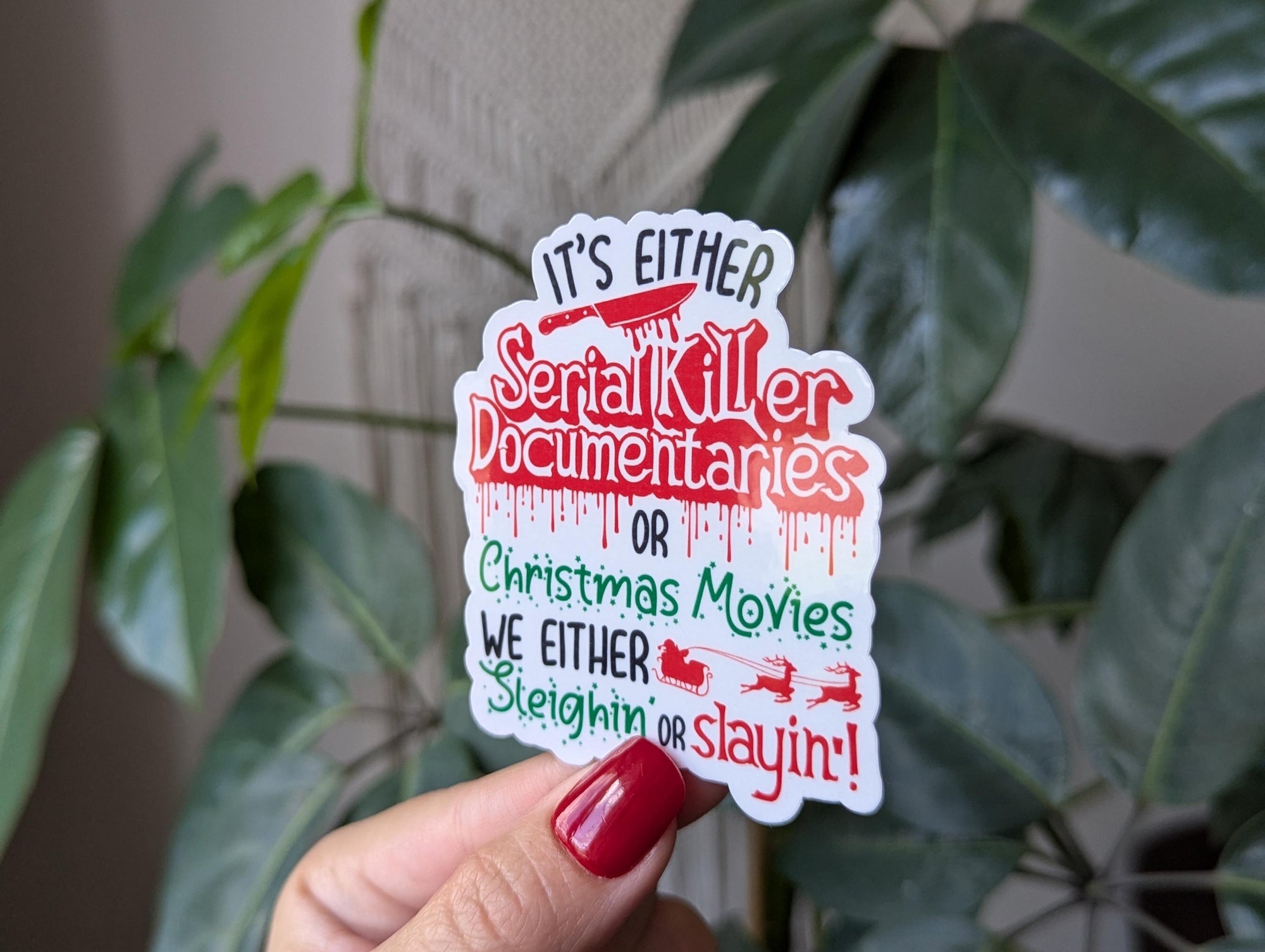 Horror movies sticker for kindle, Christmas stickers for water bottle, book gifts for book lovers, funny stickers for laptop, small gift for