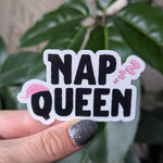 Nap Queen Vinyl Sticker