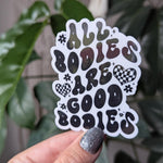 All bodies are good bodies, body positive sticker for water bottle, female empowerment sticker, self love gift for women, feminist stickers
