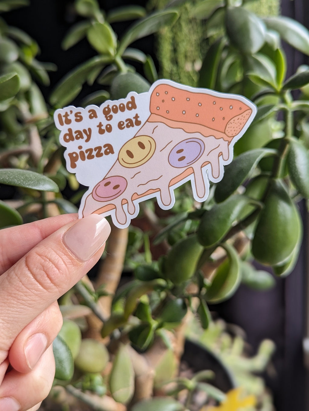 It’s a Good Day To Eat Pizza Vinyl Sticker