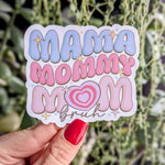 Mama mommy mom bruh sticker, funny water bottle stickers, mothers day gift from husband, laptop stickers aesthetic, tablet stickers