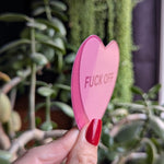 Conversation heart sticker for laptop, funny gift for boyfriend, anti valentines day, snarky stickers for phone case, heart sticker for her