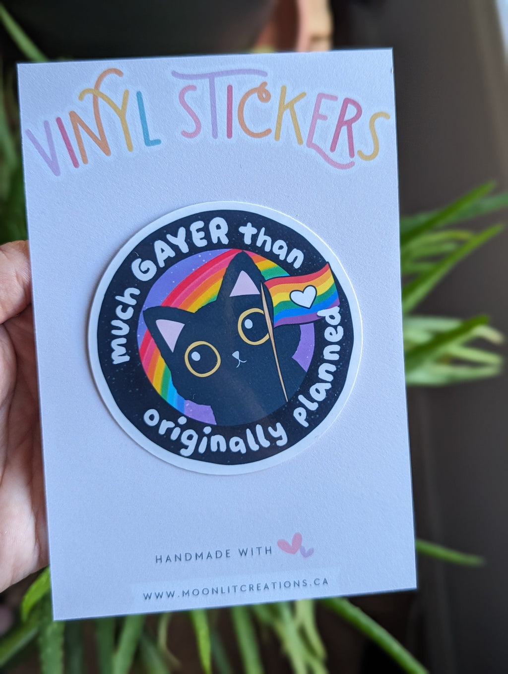 much gayer than originally planned, gay pride stickers for water bottle funny, rainbow gift for women, lqbtq merch, ally stickers for her
