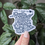 New Brunswick Canada, Canadian province sticker, home is where the heart is map, Canada sticker for water bottle, Moncton NB, small gift for