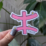 Pisces sticker for kindle, astrology stickers for water bottle, zodiac sign sticker, horoscope, witchy gifts for her, metaphysical gifts