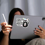 Scrolling When I Should be Working Again Vinyl Sticker
