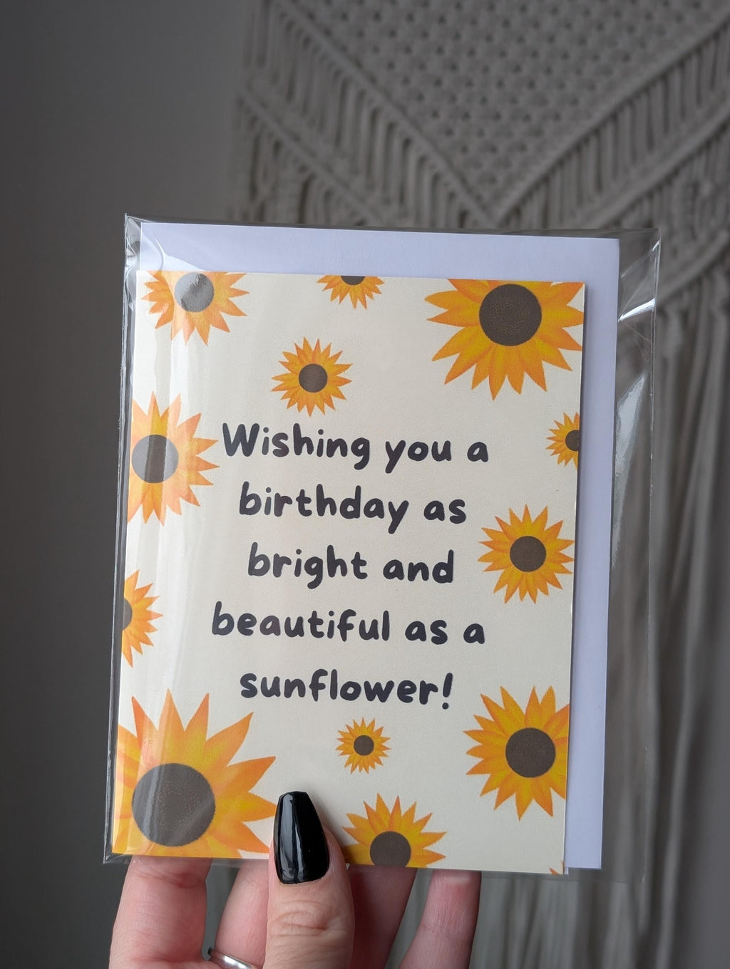 Sunflower Birthday Card