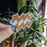 Aquarius Astrology Vinyl Sticker