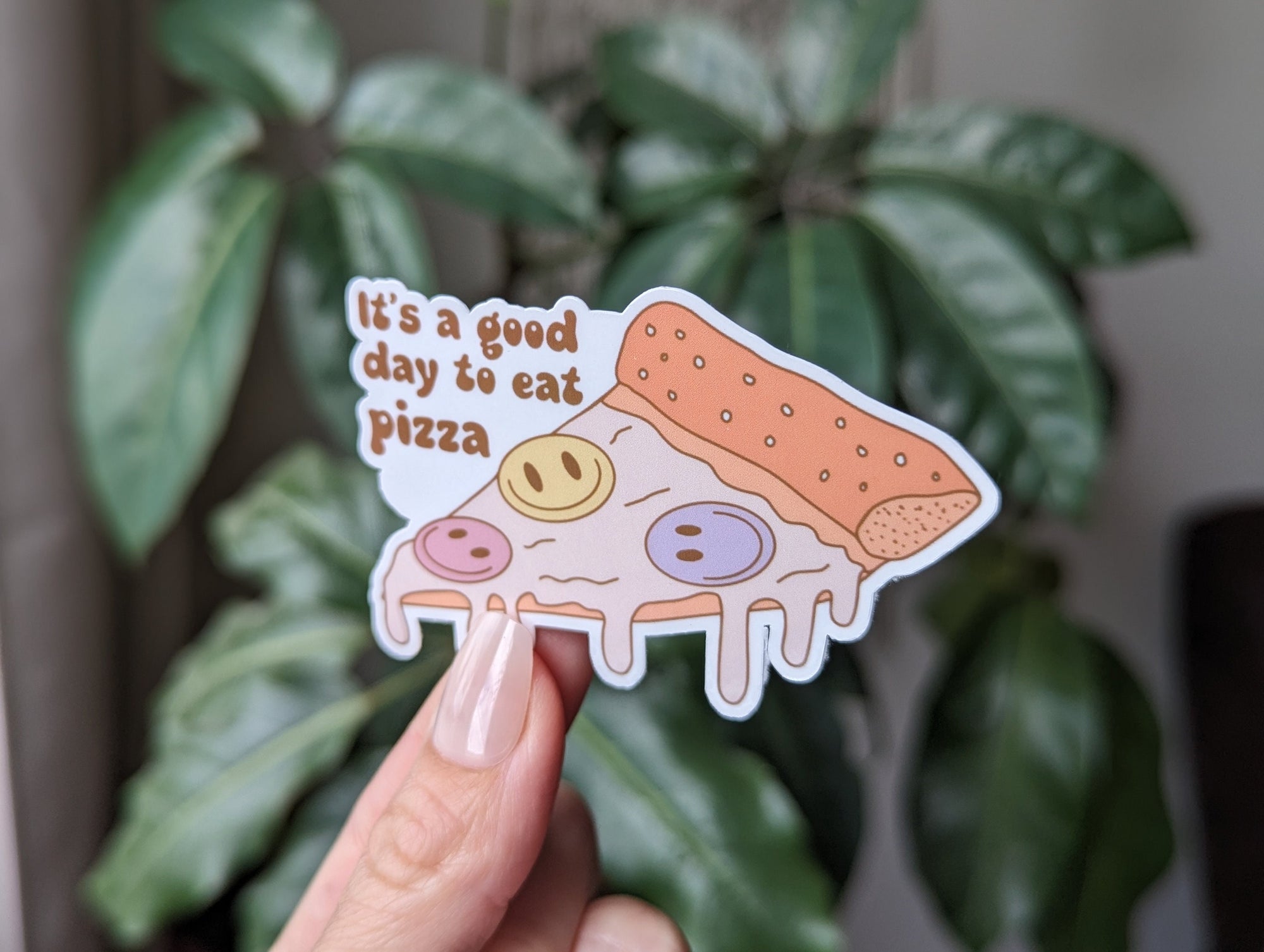 It’s a Good Day To Eat Pizza Vinyl Sticker