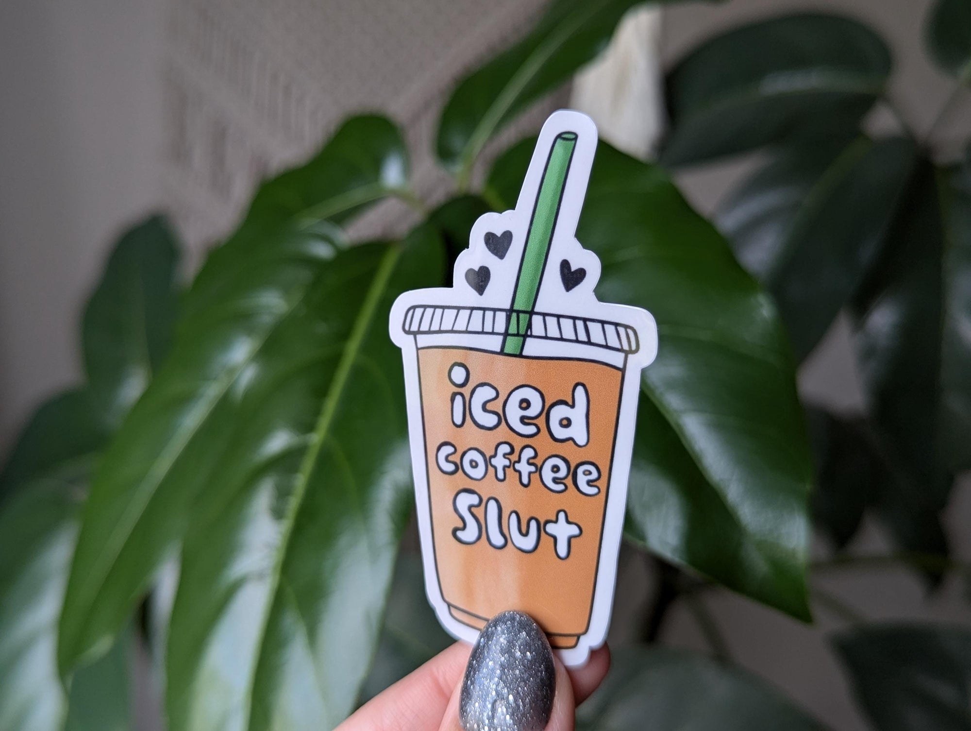 Iced Coffee Slut Vinyl Sticker