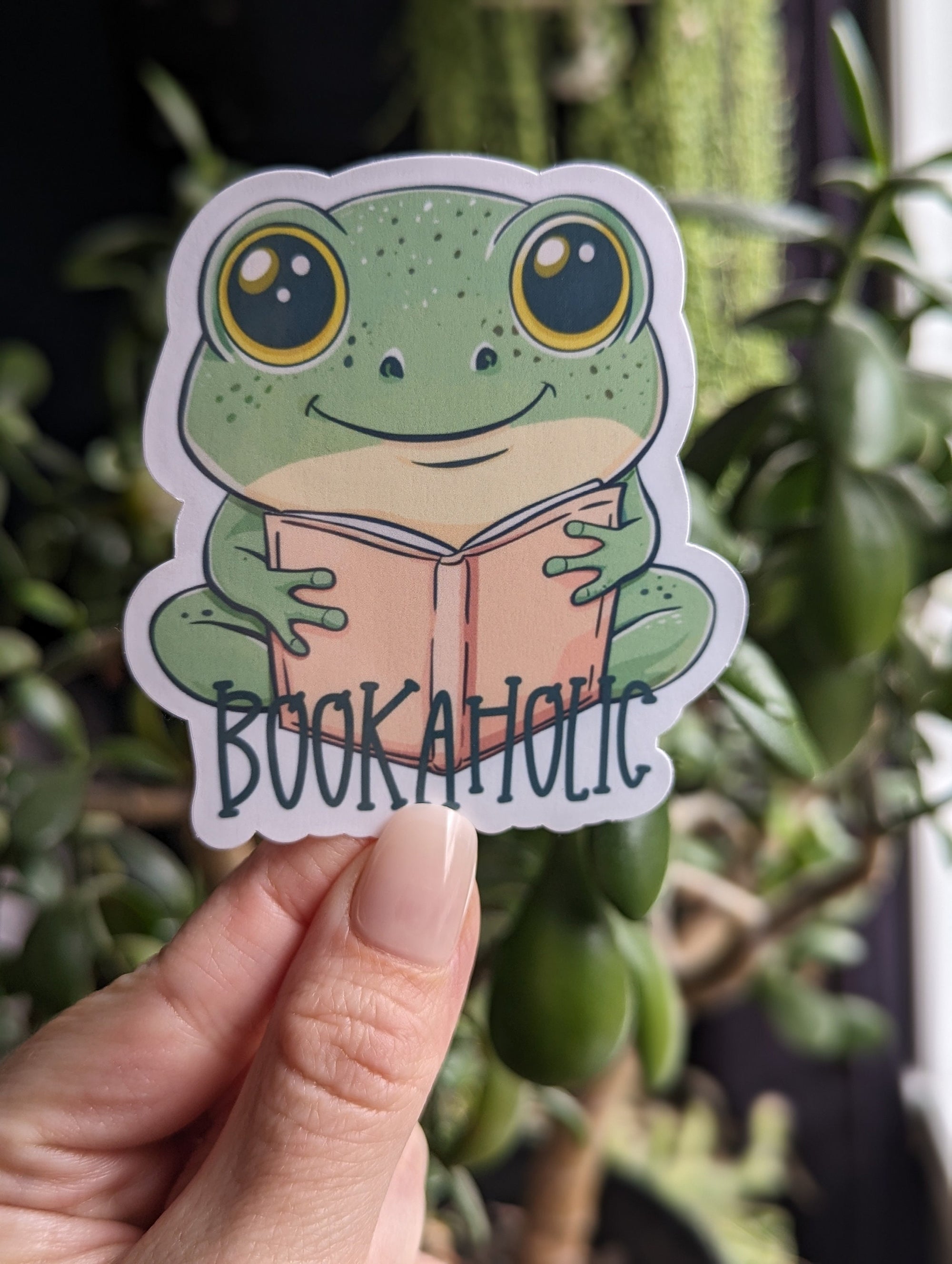 Bookaholic Bookish Vinyl Sticker