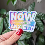 Now that's what I call anxiety sticker, anxious girly stickers for water bottle, nostalgia gifts for best friend, 90s stickers for kindle