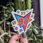 90s sticker, nostalgia stickers for planner, 90s birthday gift, nostalgic gifts for millennials, y2k, I'm from the 1990's sticker for laptop