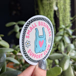 Small business support club sticker, shop small sticker for business, support local stickers for water bottle, shopping stickers, small biz