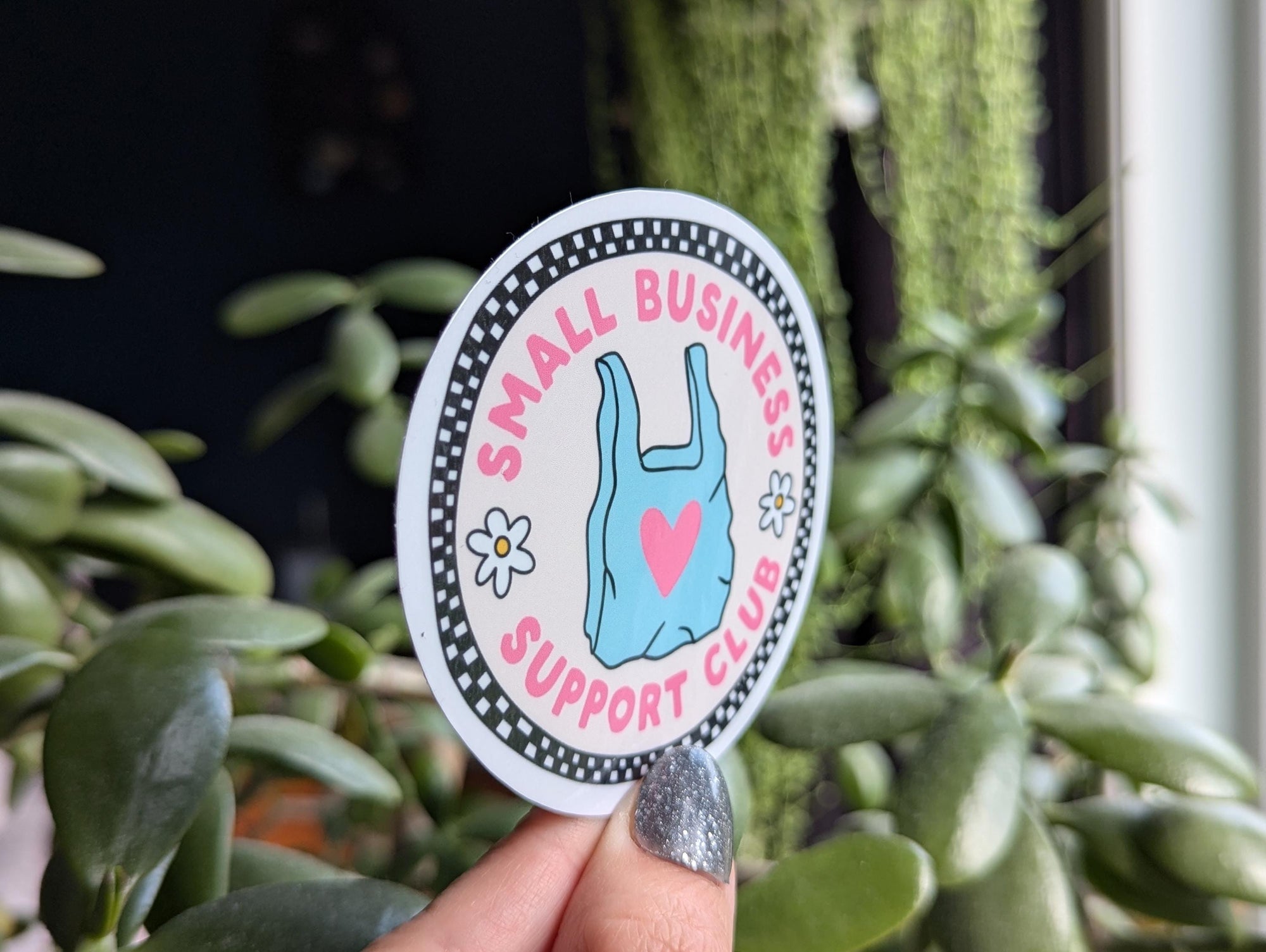 Small business support club sticker, shop small sticker for business, support local stickers for water bottle, shopping stickers, small biz