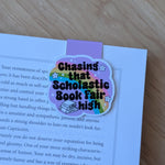 Chasing That Scholastic Book Fair High Nostalgic Magnetic Bookmark